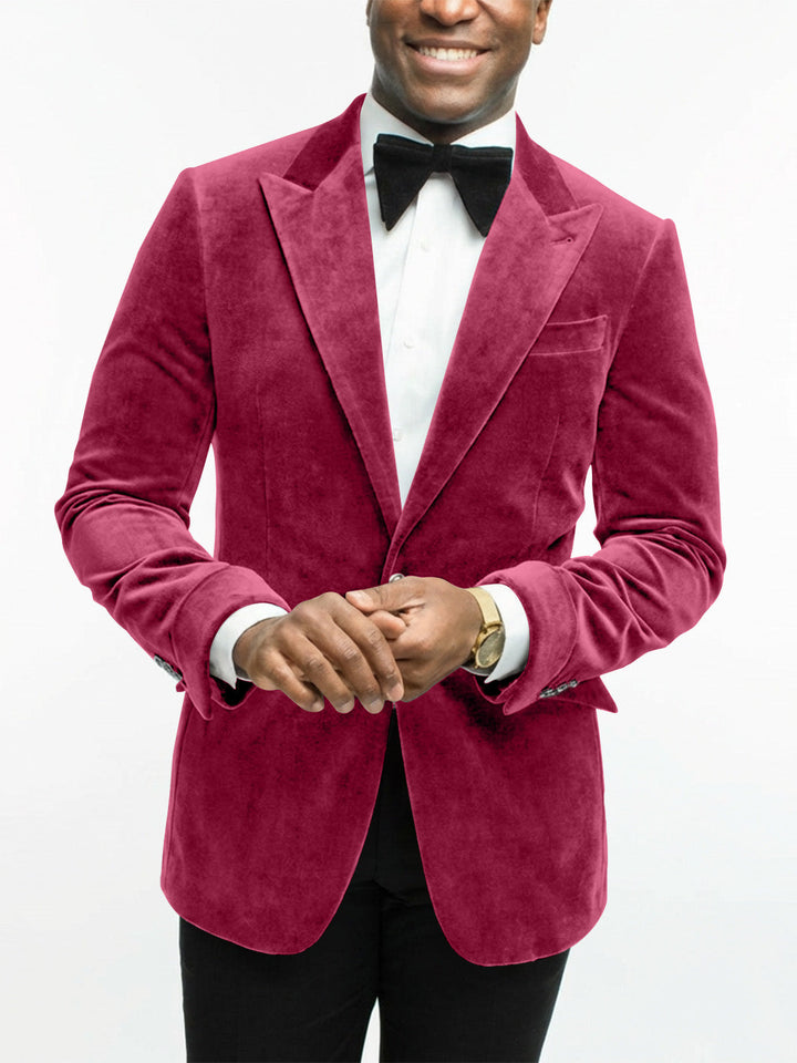 Men's stylish jacket, showcasing comfortable tailored fit, perfect for sophisticated events.