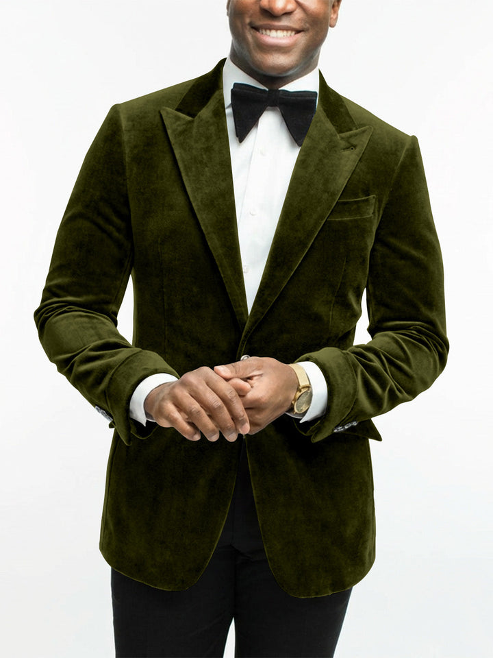 Men's tailored fit dress jacket, ideal for a wedding guest or any formal evening wear event.