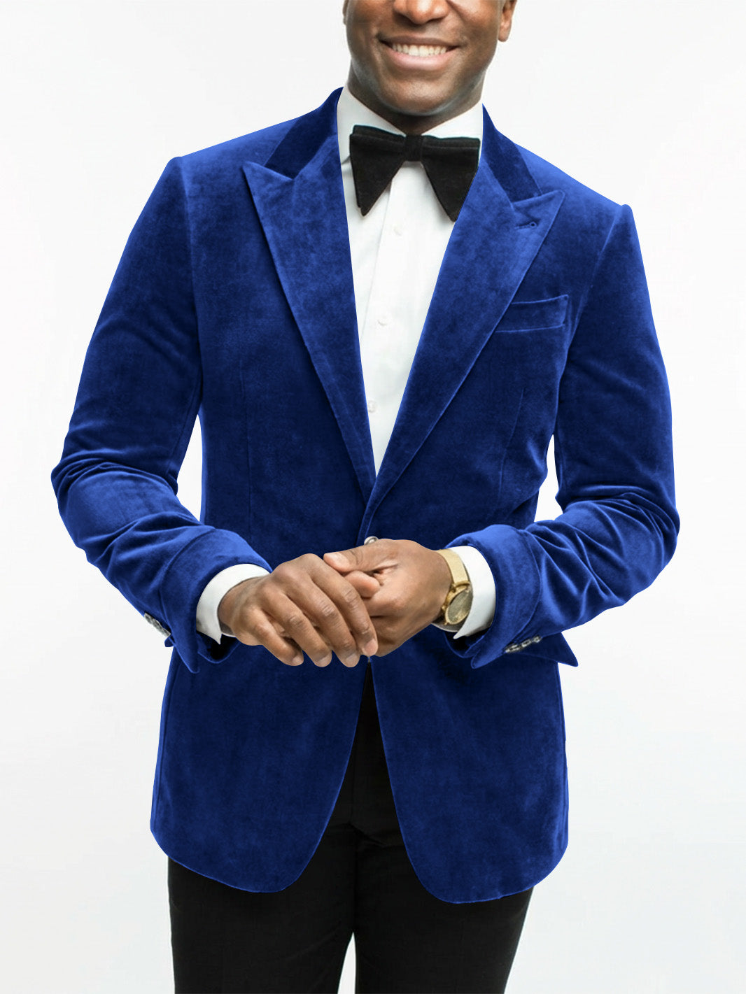 Classic men's formal jacket, back vent detail, enhancing movement & tailored elegance.