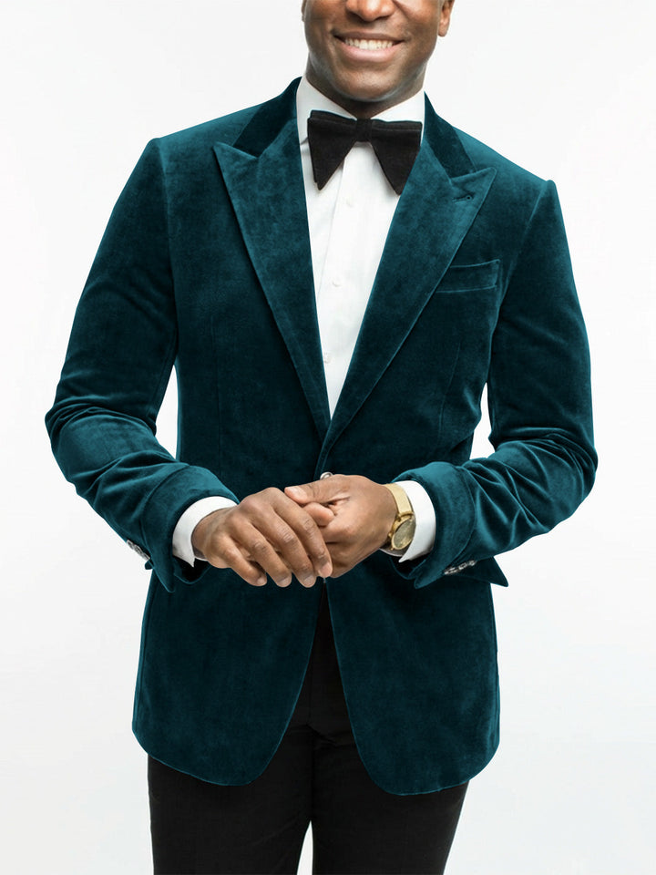 Formal men's tailored jacket, close-up of a breast pocket, adding functional elegance.