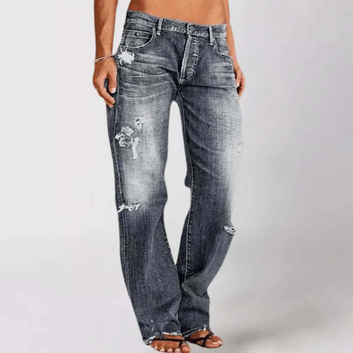 Women's Mid-Rise Bootcut Stretch Jeans