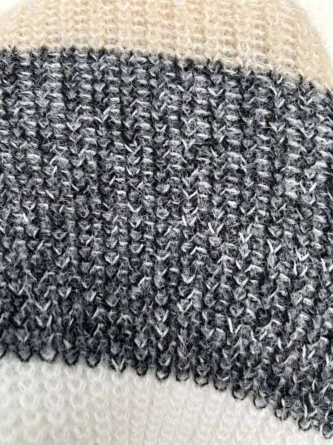 Women's Striped Knitted Sweater Dress