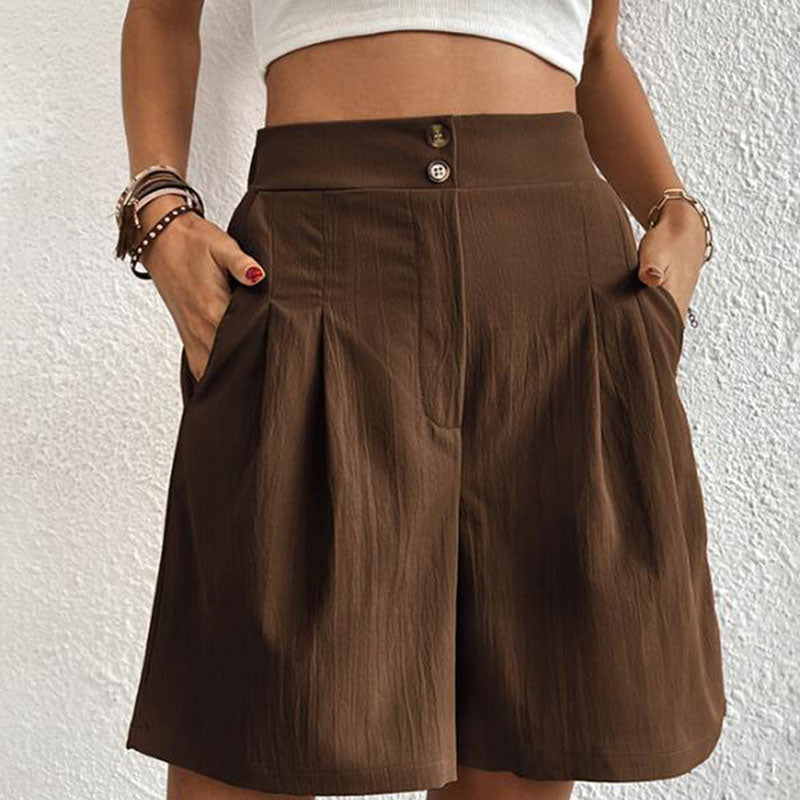 Front view of Amarae women's stylish shorts, ideal for trendy casual summer fashion.