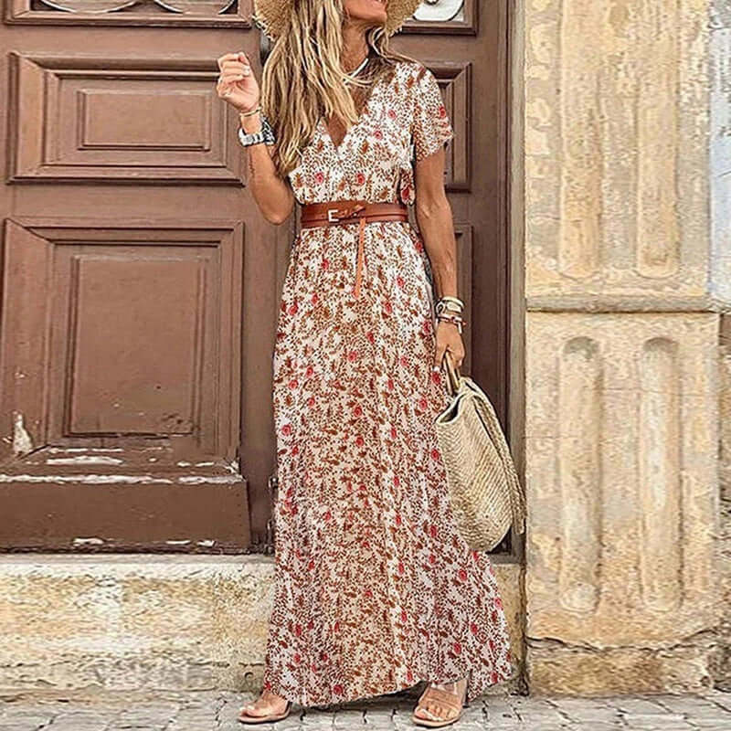 Women's Elegant Printed Summer Dress