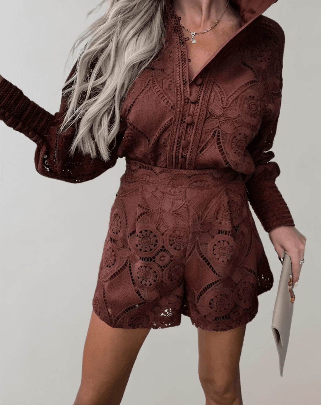 Women's Tweed Two-Piece Skirt Suit