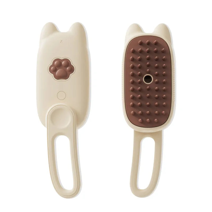 Gentle electric scalp massage brush with cute cat ear design. Promotes hair health & deeply relaxing experience.