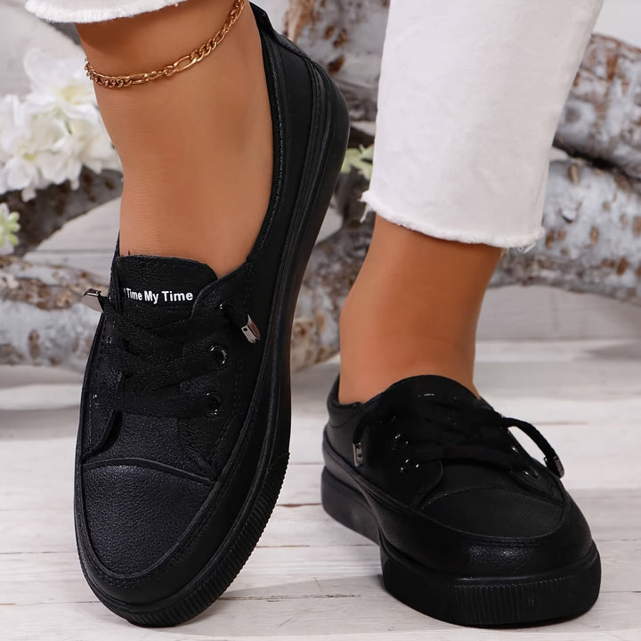 Women's white orthopaedic sneakers, perfect for walking & all-day comfortable wear.