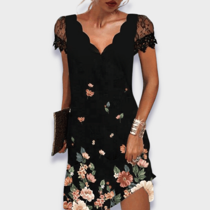 Elegant casual women's midi dress, a comfortable and versatile fashion piece.