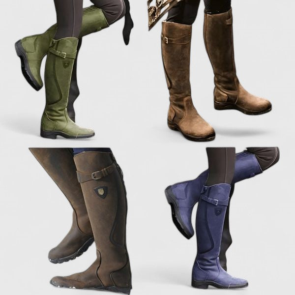 Elegant women's comfort boots with adjustable straps & anti-slip sole, perfect for active everyday wear.