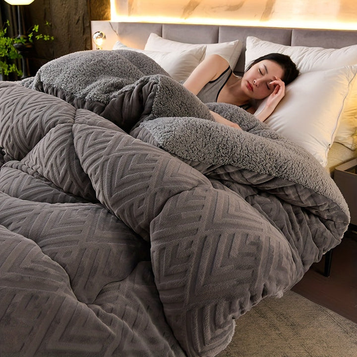 Ultra-soft fleece blanket for all-season comfort. Perfect cozy throw for any room.