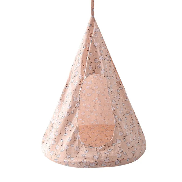 Durable cat hammock tent, a cozy and washable pet bed for playful cats.