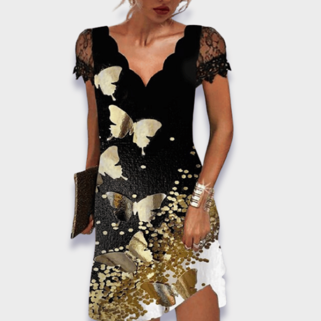 Everyday elegant women's dress, comfortable and stylish for various events.