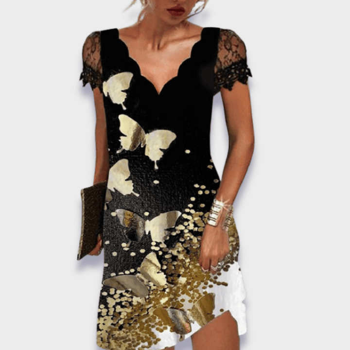 Everyday elegant women's dress, comfortable and stylish for various events.