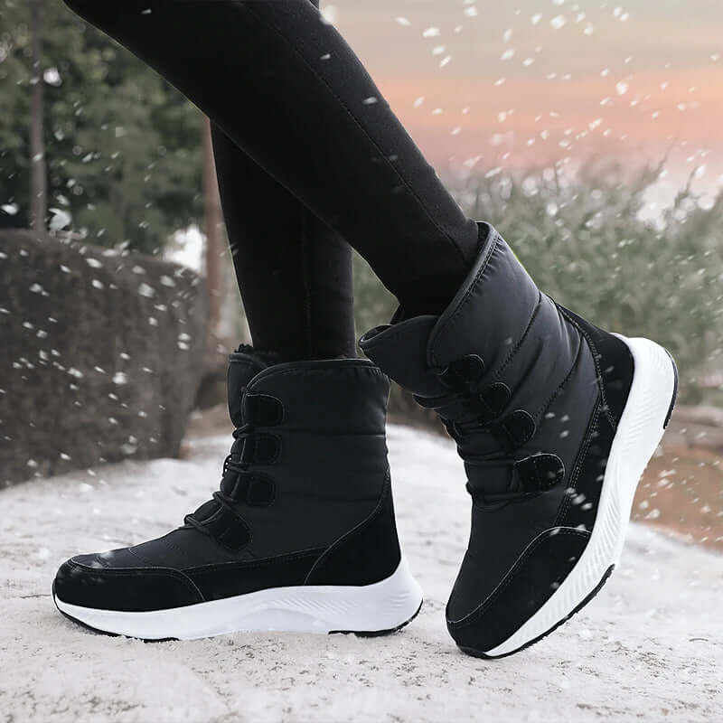 Women's Plush Combat Boots