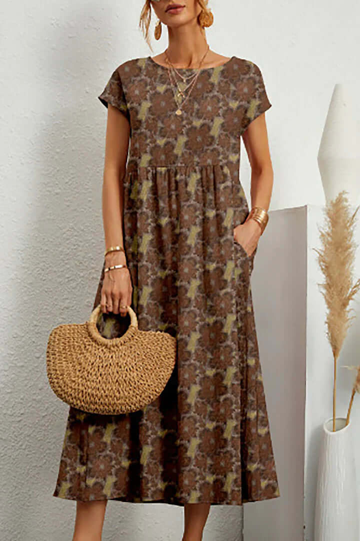 Women's Elegant Printed Summer Dress