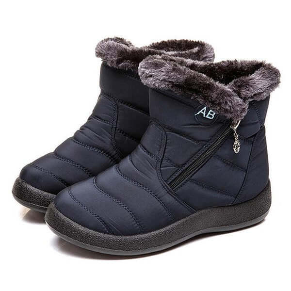 Women's Warm Winter Snow Boots with Trim