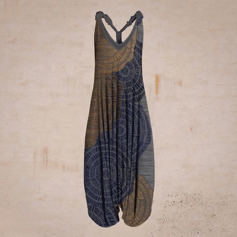 Airy summer fashion jumpsuit for women, offering both style and comfort.