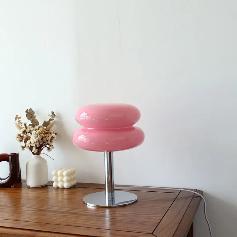 Decorative Bauhaus table lamp, a timeless accent light. Modern LED design for elegant home and office interiors.