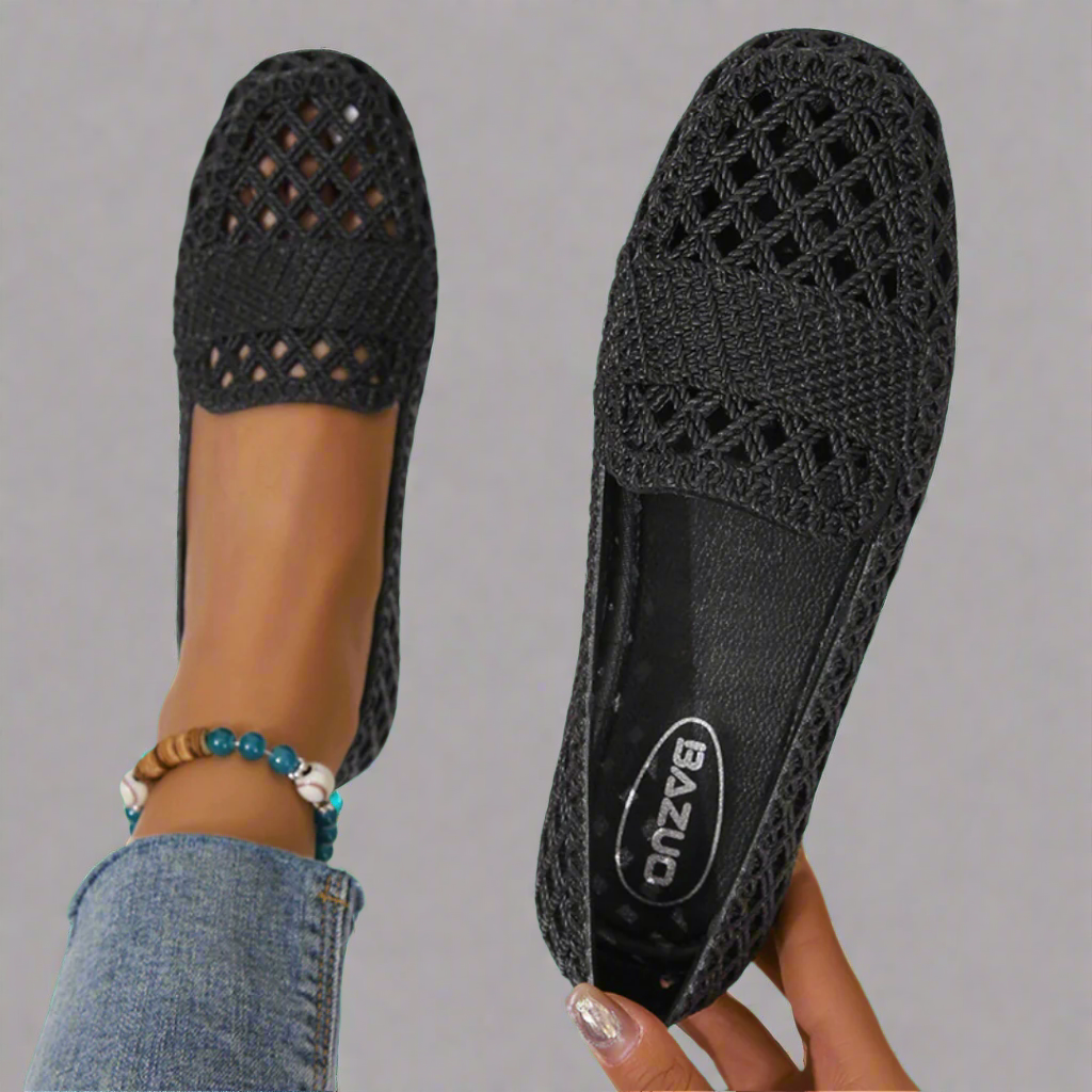 Versatile women's everyday moccasin walking shoes, a comfortable slip-on flat for any occasion.