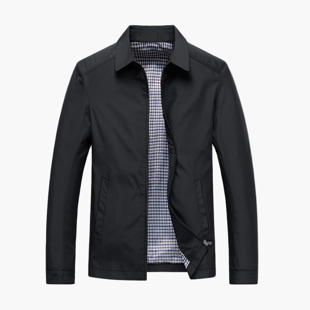 Men's modern lightweight transition blouson jacket. Perfect for spring & autumn casual wear.