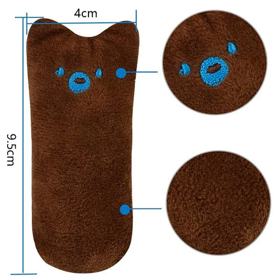 Soft plush, scratch-resistant catnip toy. Ideal for durable interactive play & stress relief for cats and kittens.