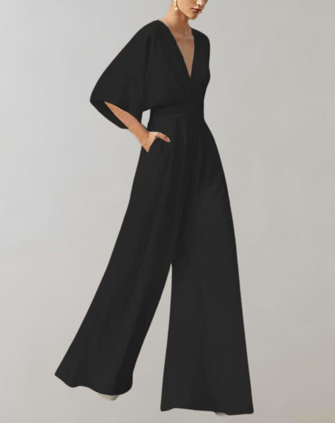 Comfortable women's relaxed fit overall jumpsuit with adjustable straps & wide legs for ultimate comfort.