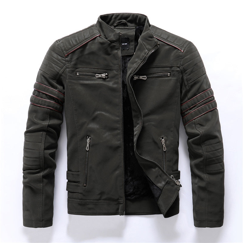 Stylish men's sophisticated all-weather jacket, a new durable premium menswear outerwear piece with a tailored fit.