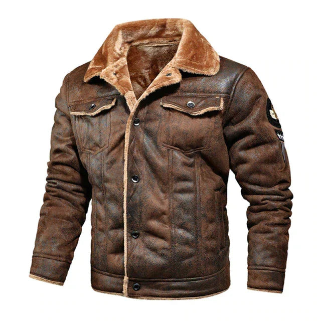Comfortable men's versatile jacket in a classic style, perfect for everyday layered looks and modern casual outerwear.