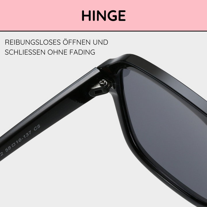 Fashionable square candy beach sunglasses with full UV protection for women.
