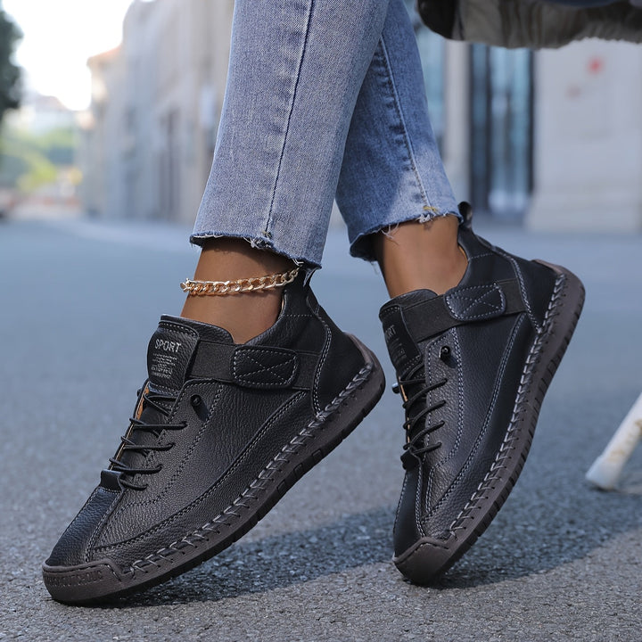 Stylish women's casual trainers with adjustable strap & orthopaedic support, ideal for daily comfort.