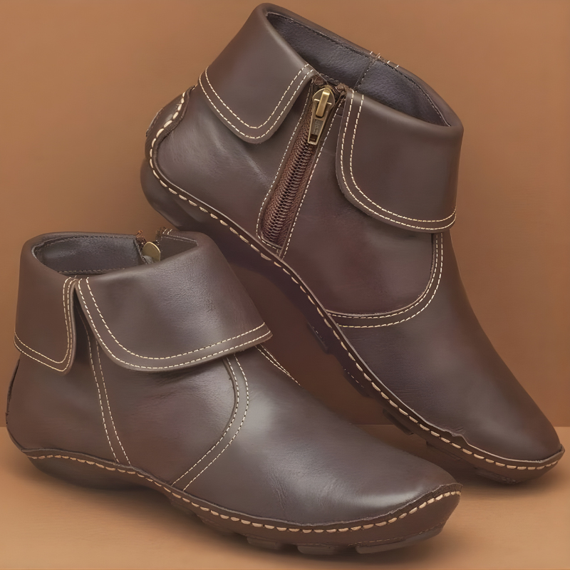 Comfortable women's orthopaedic winter boots, waterproof with arch support & cushioning for outdoor adventures.