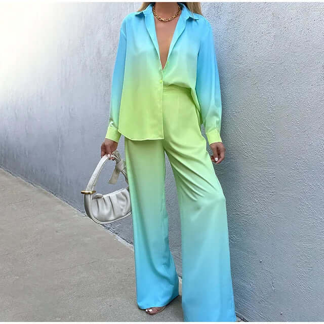 Women's Satin-Feel Wide-Leg Jumpsuit