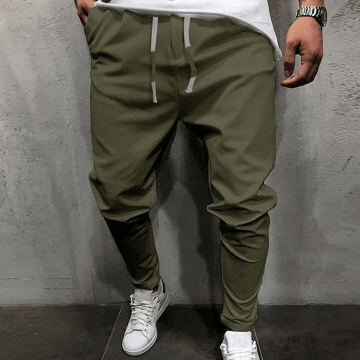 Men's Tapered Fit Joggers - Elastic Waist & Cuffs