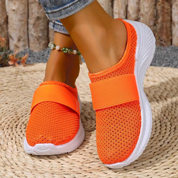Stylish women's slip-on shoes, featuring breathable mesh for ultimate summer airflow.
