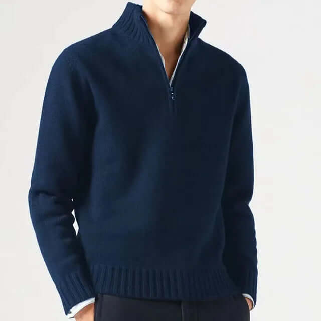 Men's Half-Zip Warm Sweater