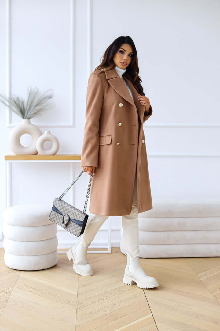 Women's Fitted Double-Breasted Jacket