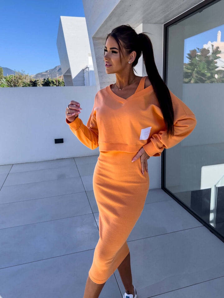 Women's Knitted Two-Piece Set
