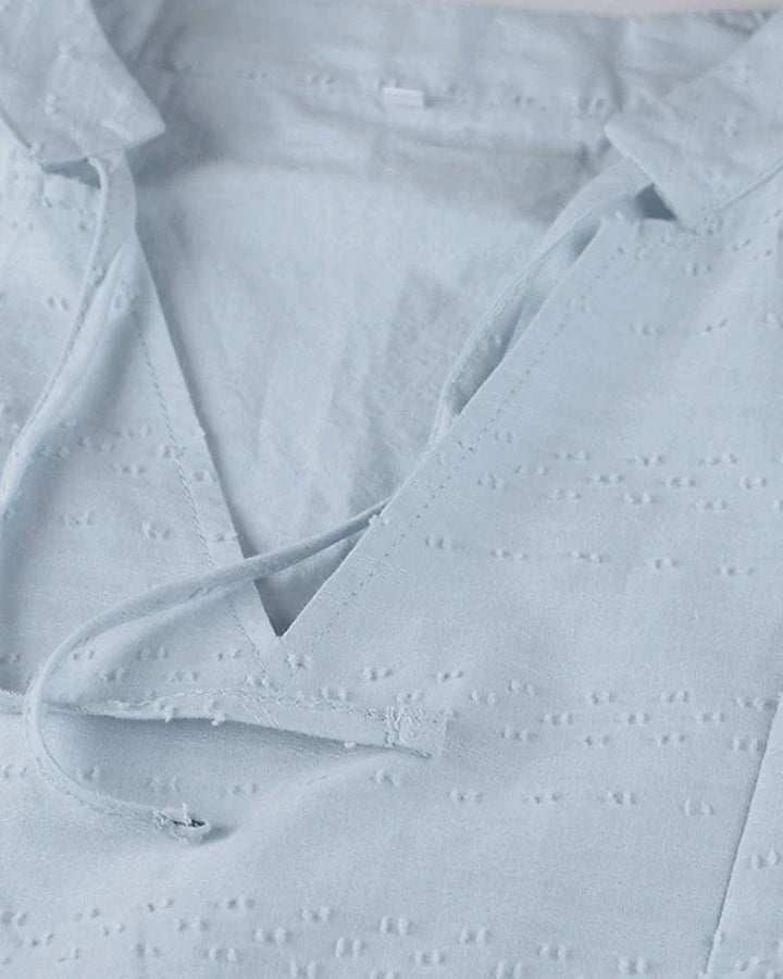 Women's Elegant Long-Sleeve Shirt Dress