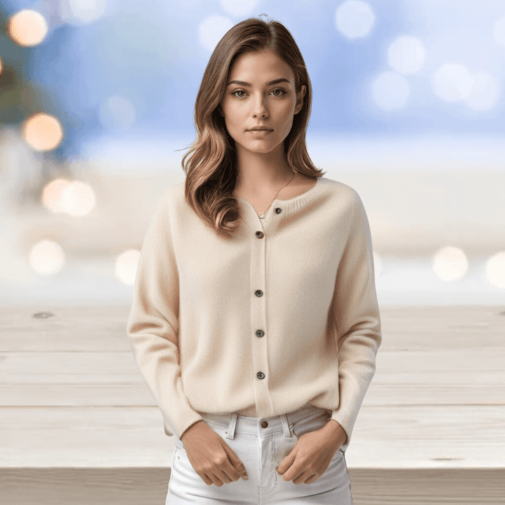 Women's Cardigan with V-Neck