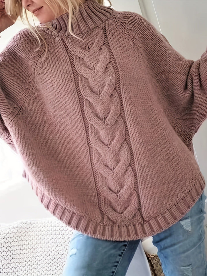 Versatile women's elegant knitted pullover, long sleeve sweater for stylish comfort, perfect casual or chic.