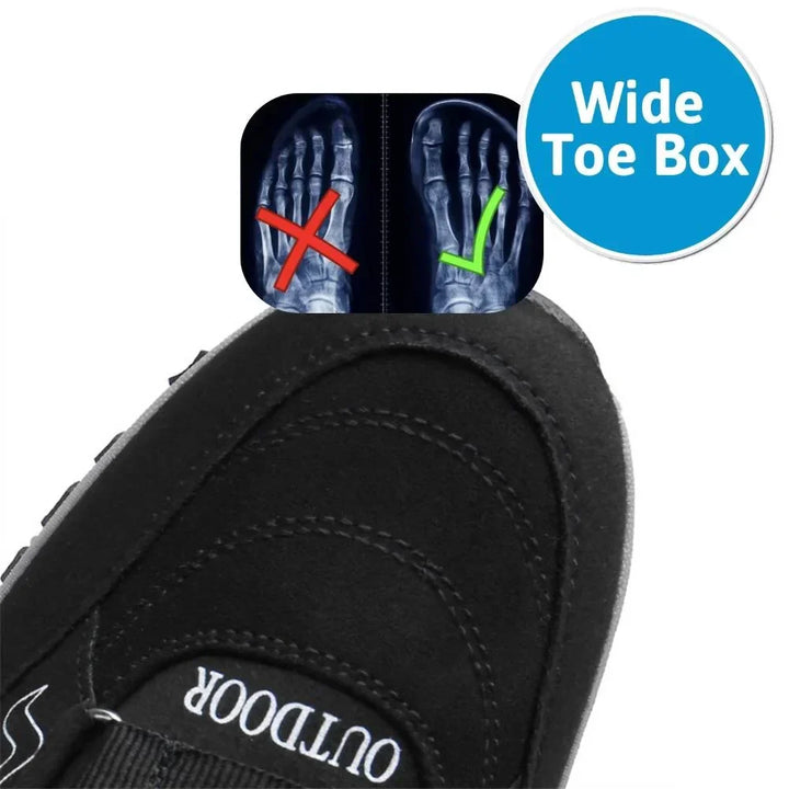 Stylish women's walking boots, warm, non-slip, with orthopedic arch support for winter outdoor adventures.