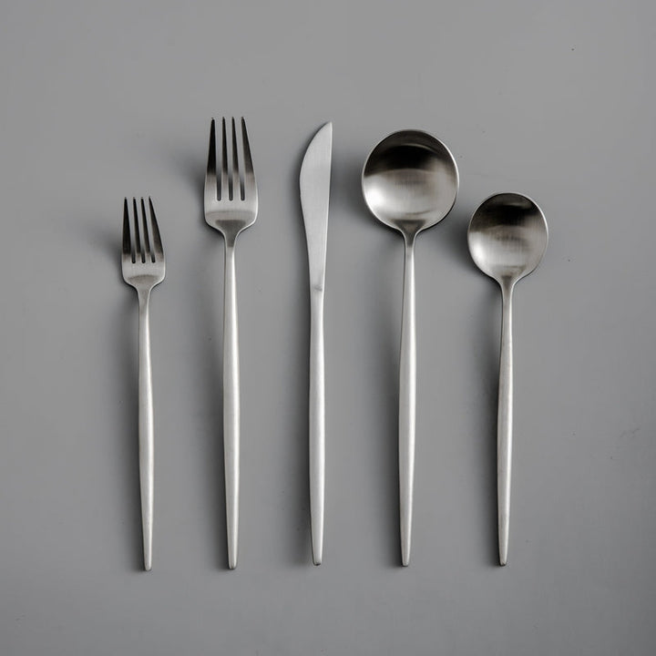 Rose gold flatware modern, essential tableware for stylish home dining.