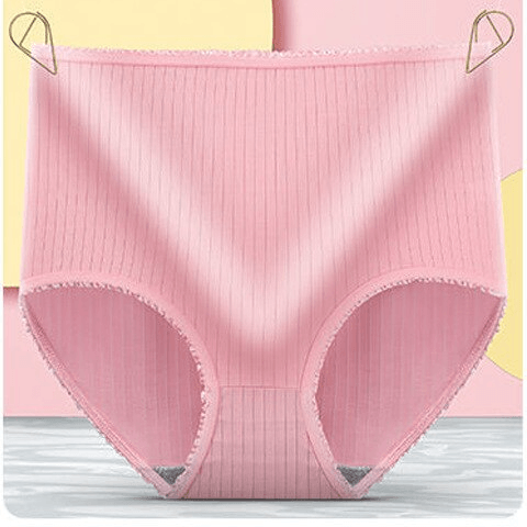 Soft & breathable women's leakproof underwear set, silk-cotton briefs for daily comfort, 3-pack.