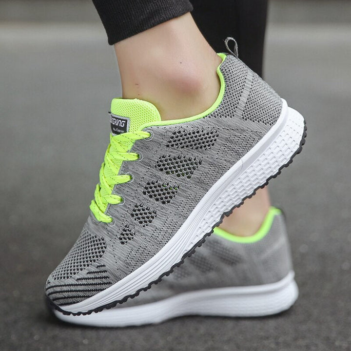 Breathable women's orthopedic sports shoes, offering comfort, support, and pain relief for active women.