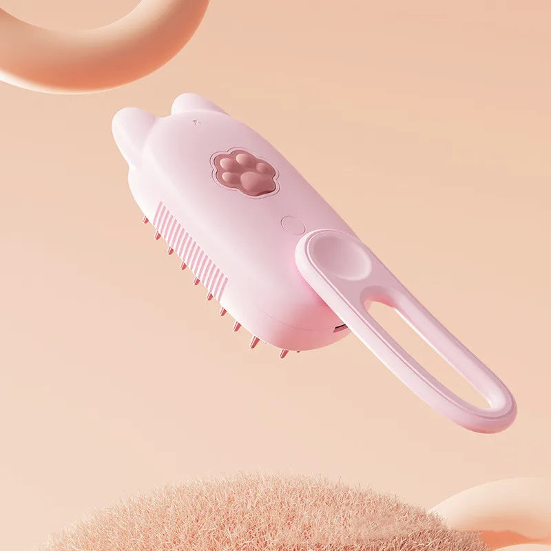 Soothing electric head massager with adorable cat ears for stress relief, hair care & improved circulation.