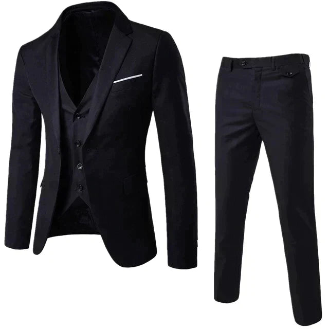 Fashionable women's two-piece suit set: a chic spring jacket and comfortable pants for professional look.