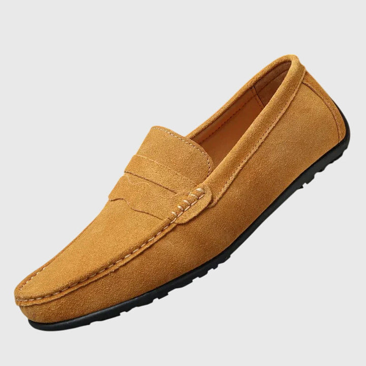 Pair of comfortable women's orthopedic loafers, essential for supportive everyday footwear.