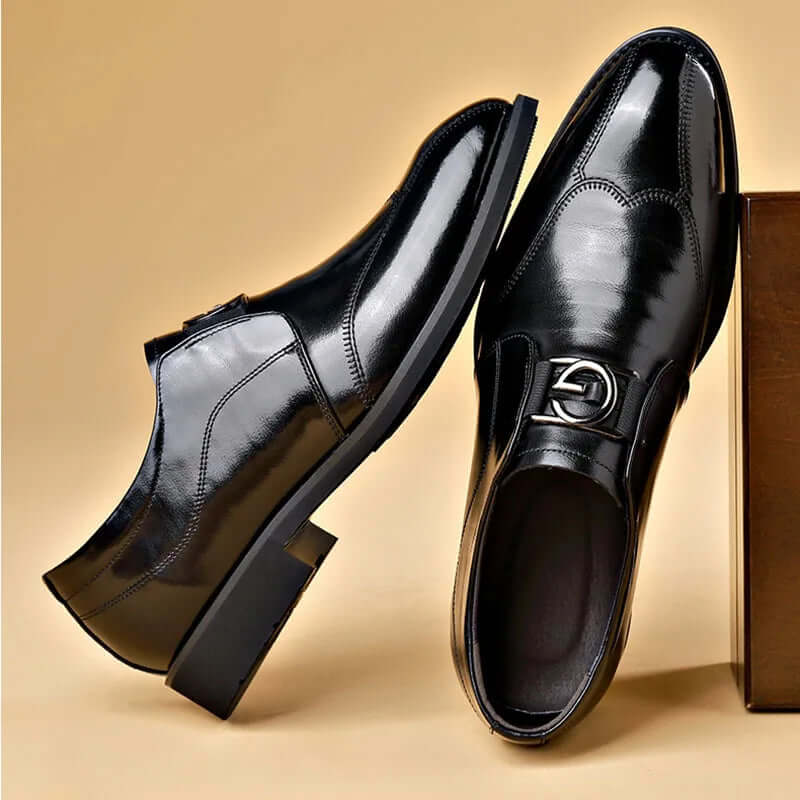 Men's Casual Pointed Toe Leather Shoes
