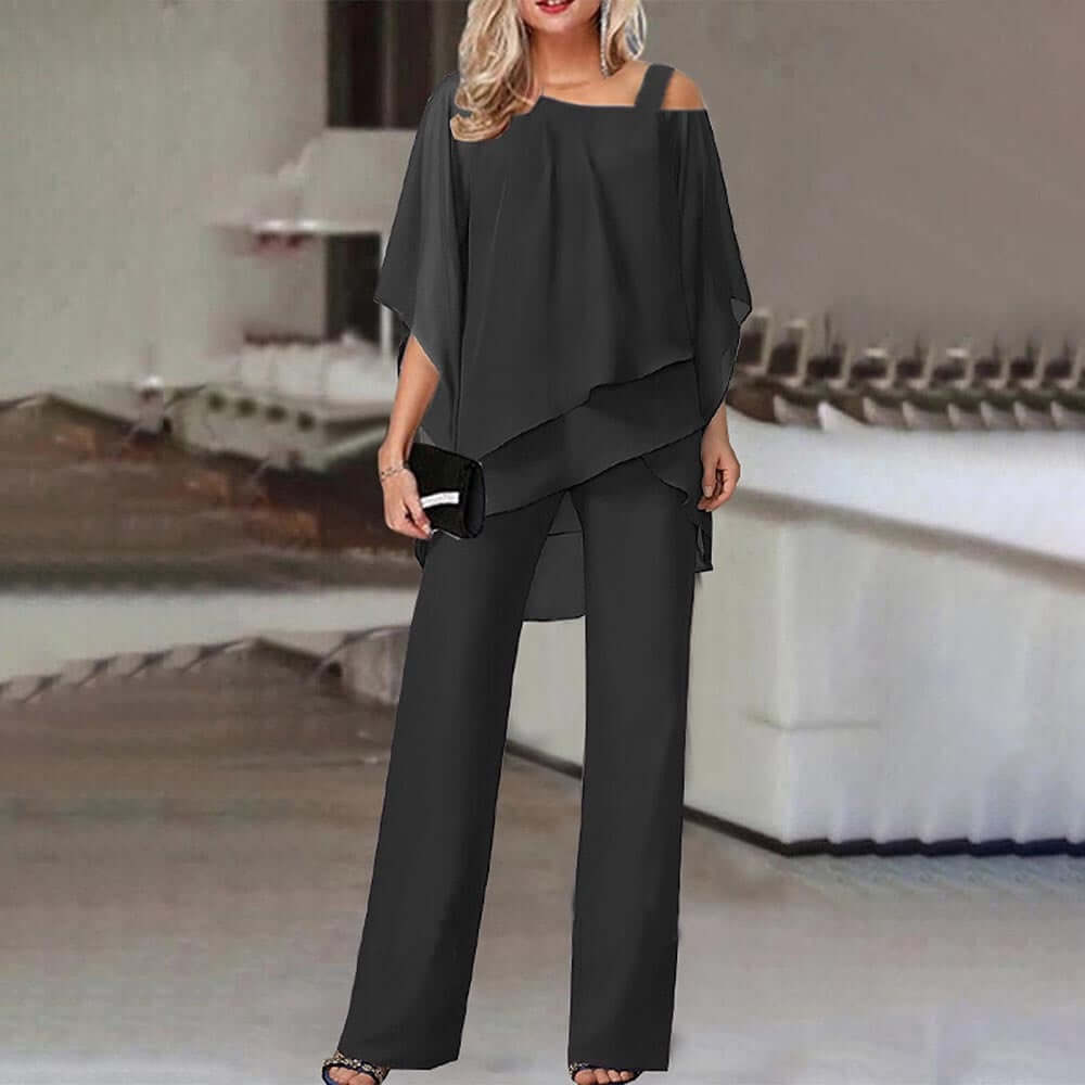 Women's Cold Shoulder Jumpsuit