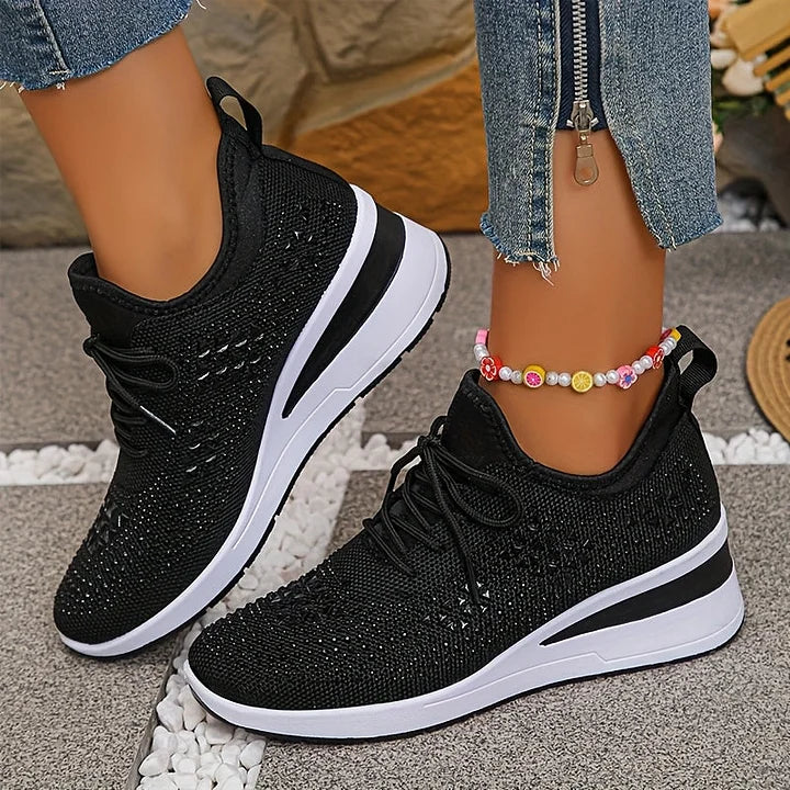 Modern women's casual shoes with ergonomic design for all-day arch and heel support.